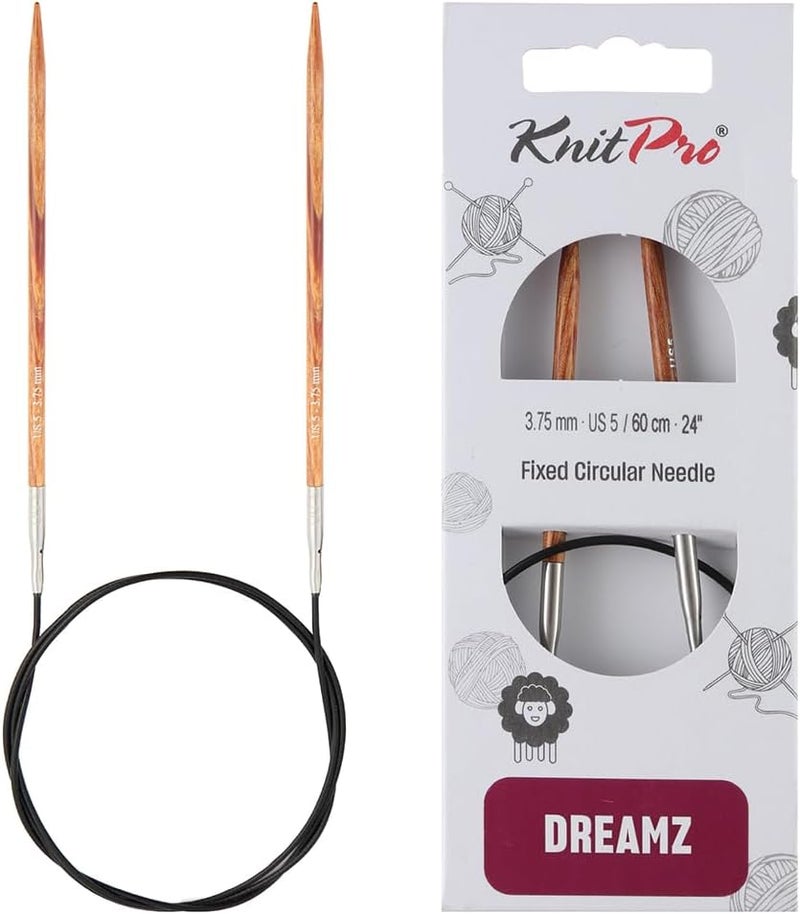 Knit Pro Dreamz Fixed Circular Needles 24" (60cm) | US Size 5 (3.75mm) - Image 1